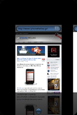 PreBrowser PalmPre style web browser for iPhone